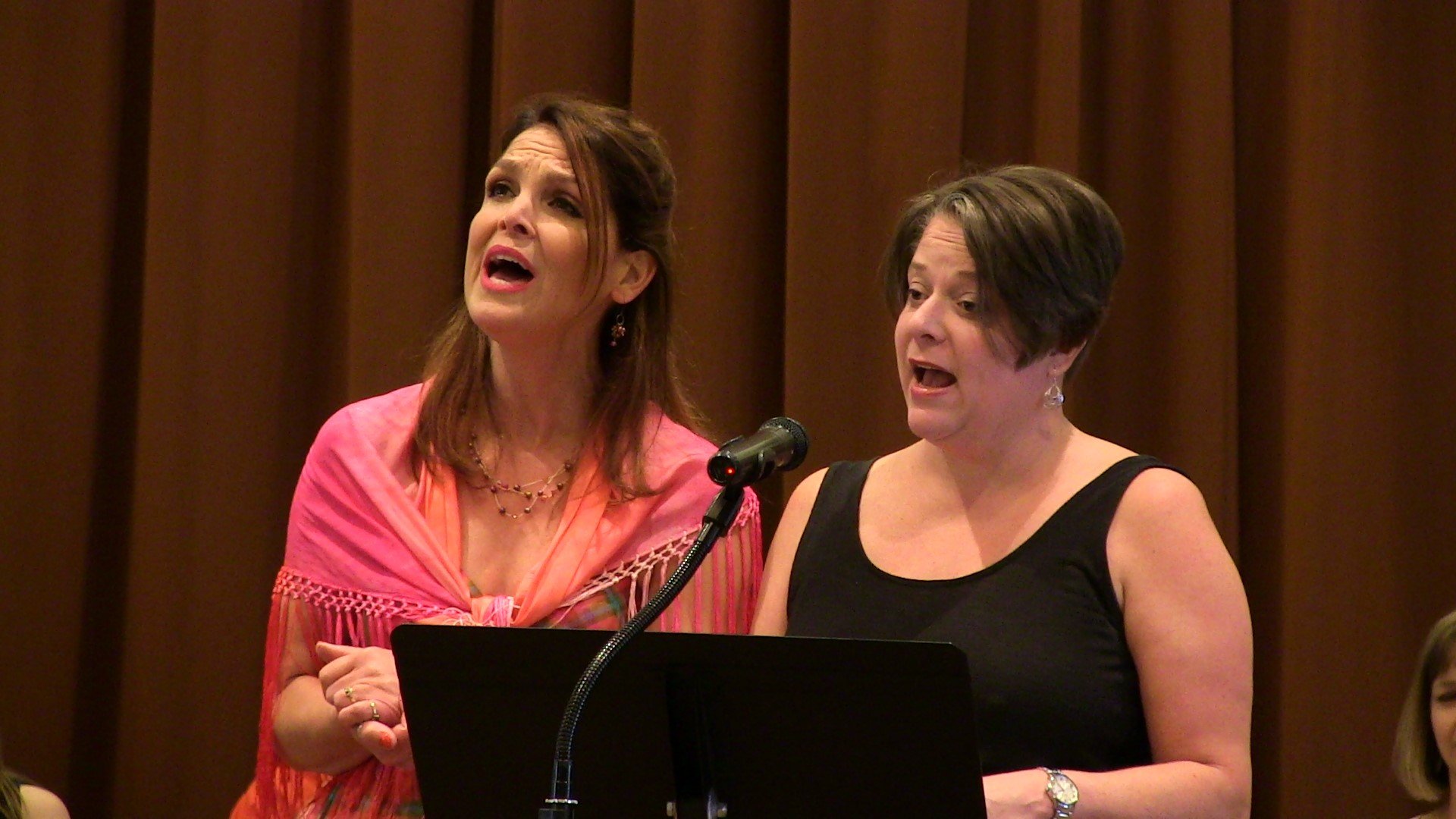 Angela and Jean performing duet - Animate Voice Studio